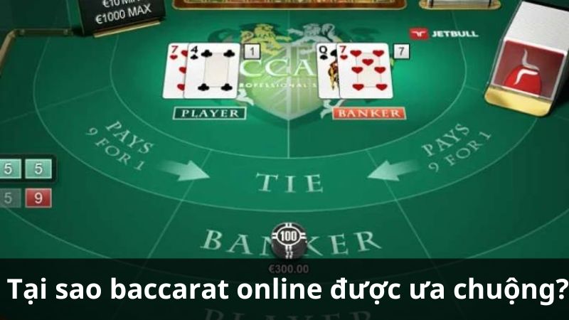 Luật chơi baccarat online